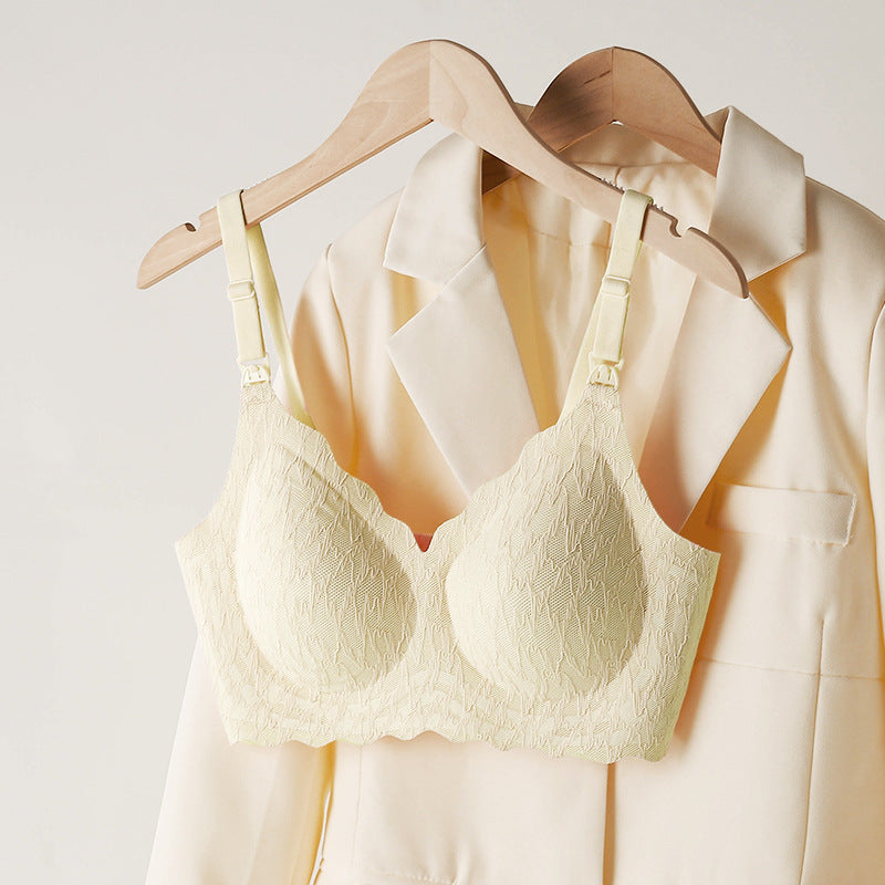 Wireless Seamless Breathable Macaron Nursing Bra Maternity Choice