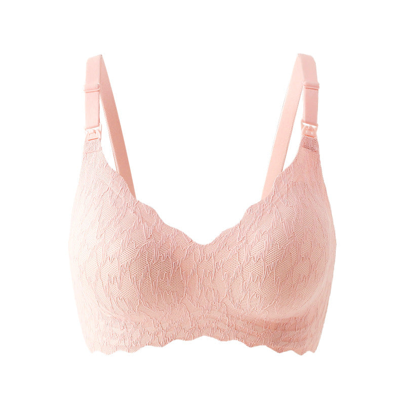 Wireless Seamless Breathable Macaron Nursing Bra Maternity Choice