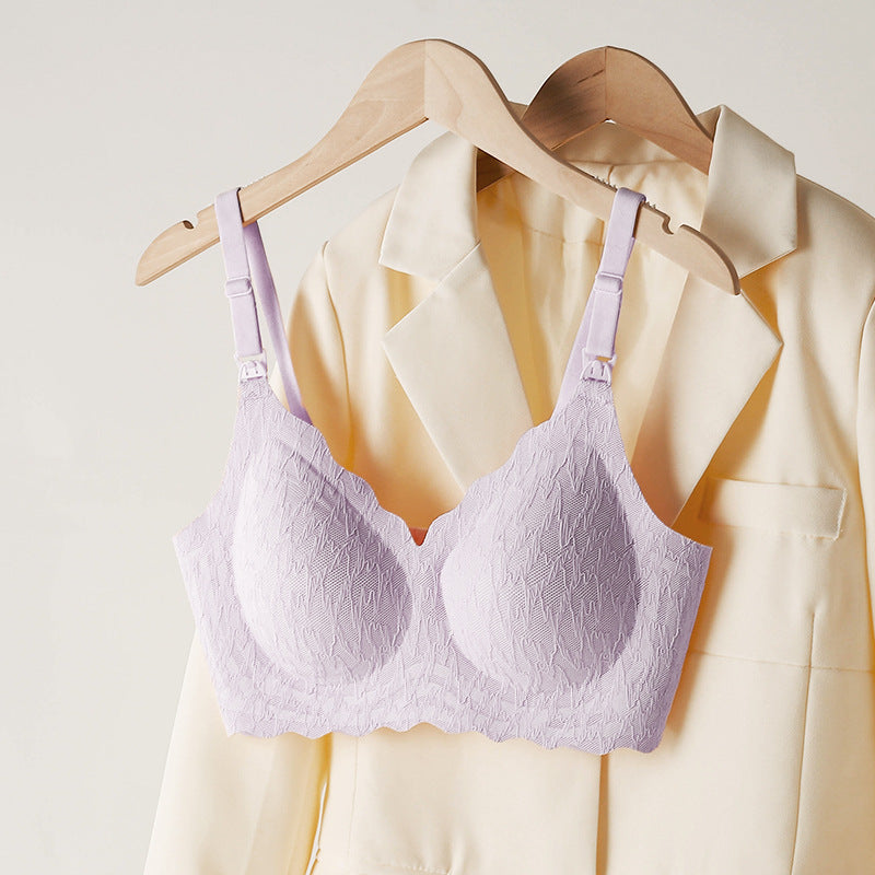 Wireless Seamless Breathable Macaron Nursing Bra Maternity Choice